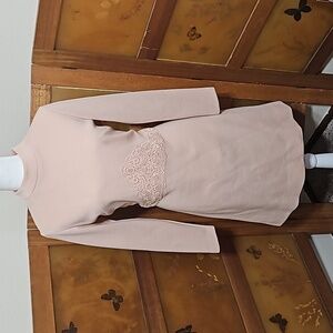 Vintage 1970s Bleeker Street Pink Wool Dress